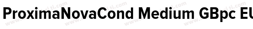 ProximaNovaCond Medium GBpc EUC H字体转换